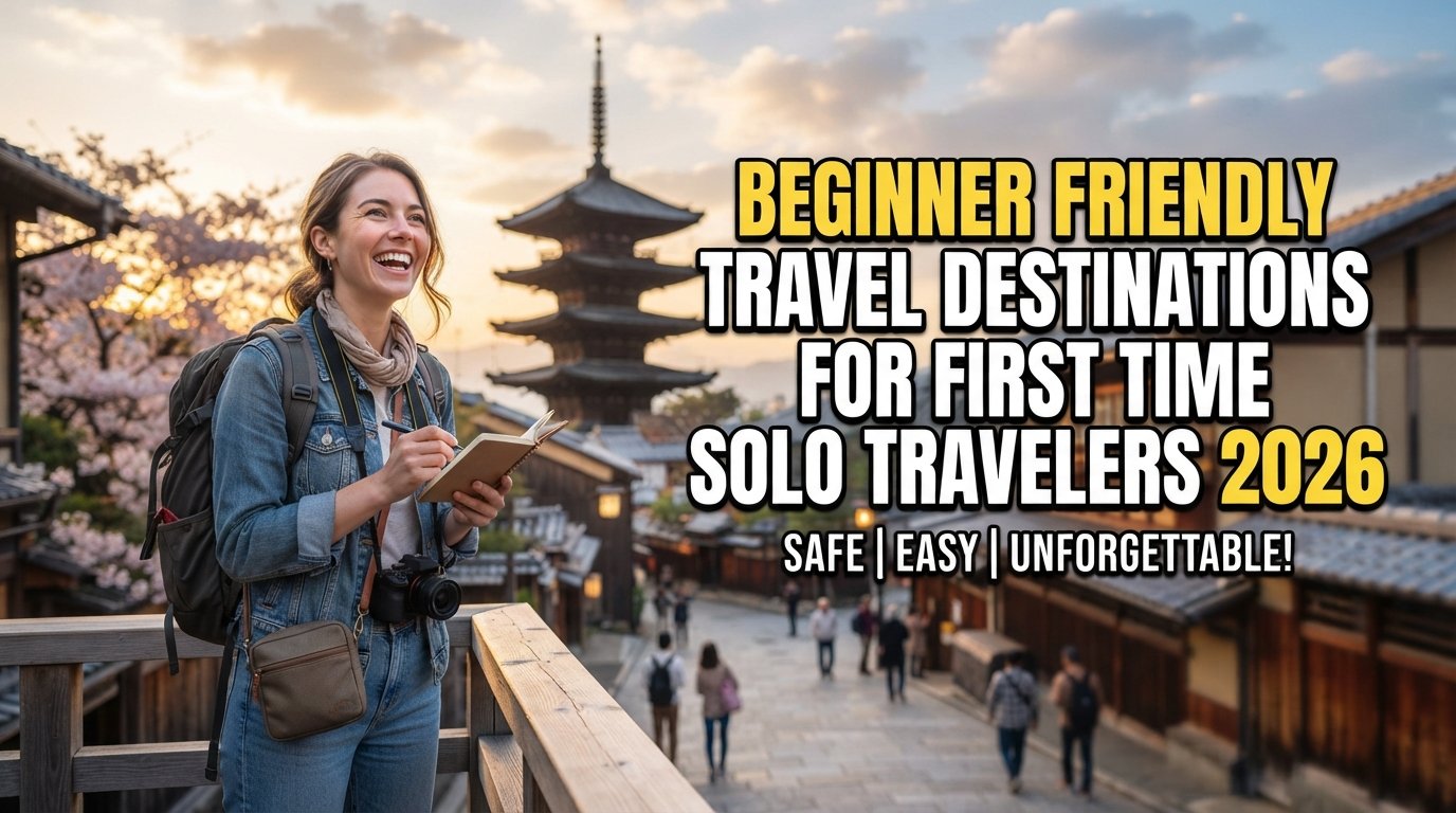 Beginner Friendly Travel Destinations for First Time Solo Travelers 2026