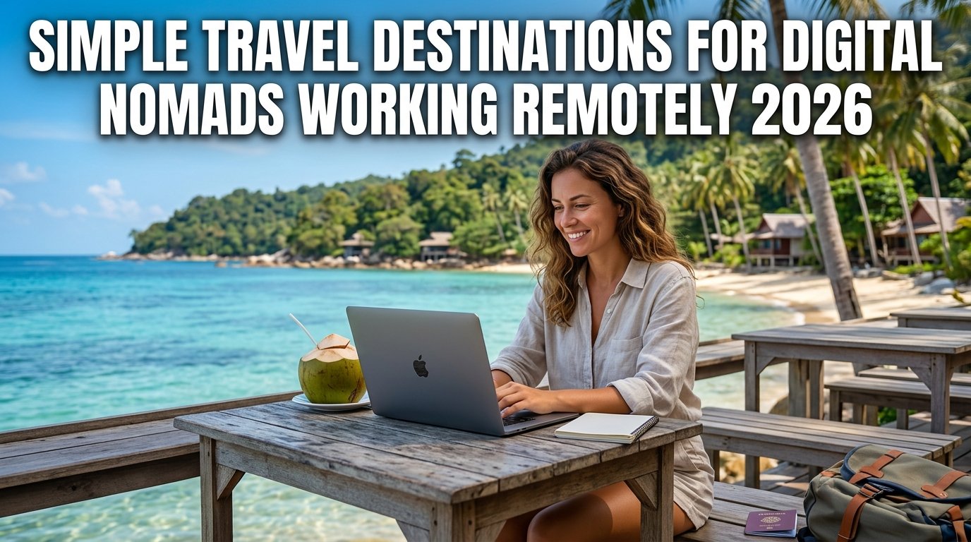 Simple Travel Destinations for Digital Nomads Working Remotely